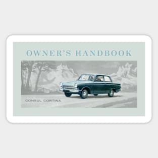 FORD CONSUL CORTINA - owner's handbook Magnet